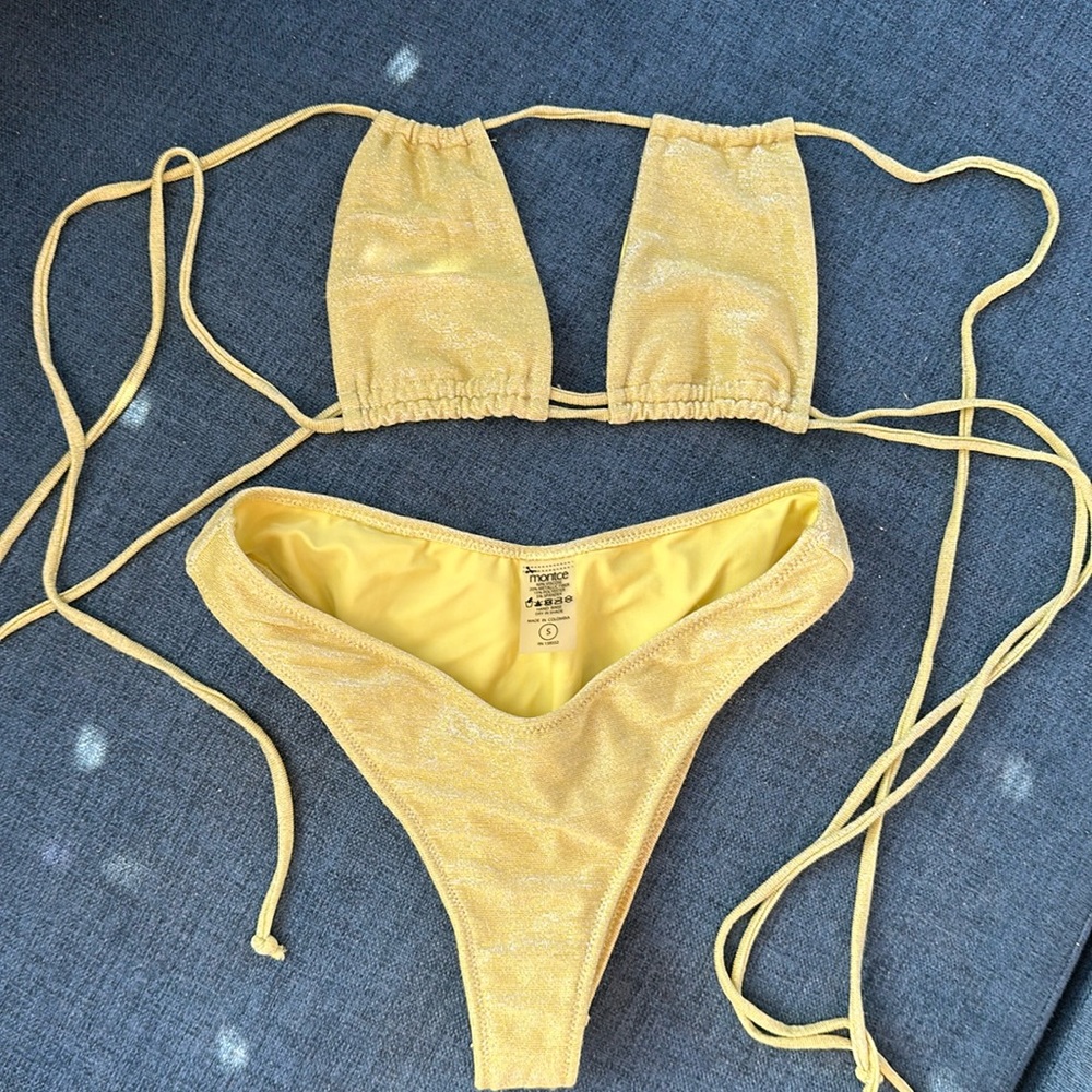 Limon Sparkle montce swim bikini set - top and bottom